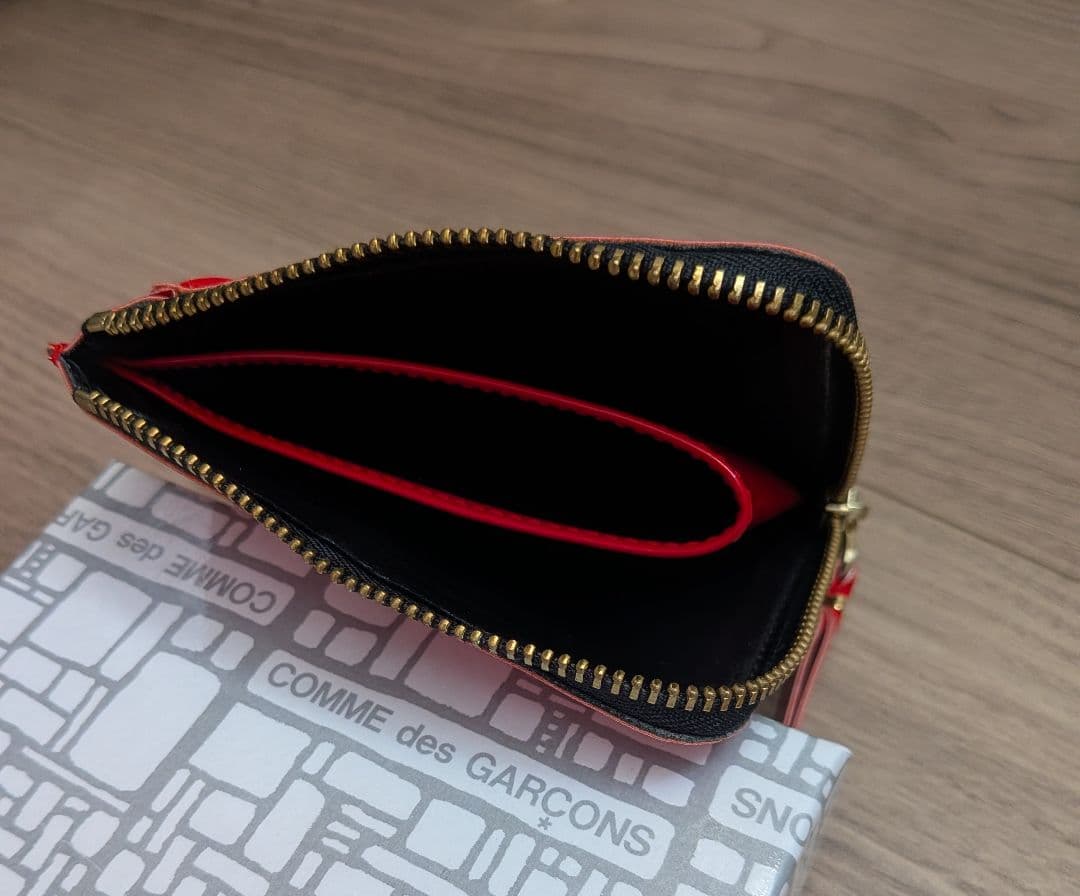 新品未使用　COMME des GARCONS　L字ファスナー財布　小銭入れ
