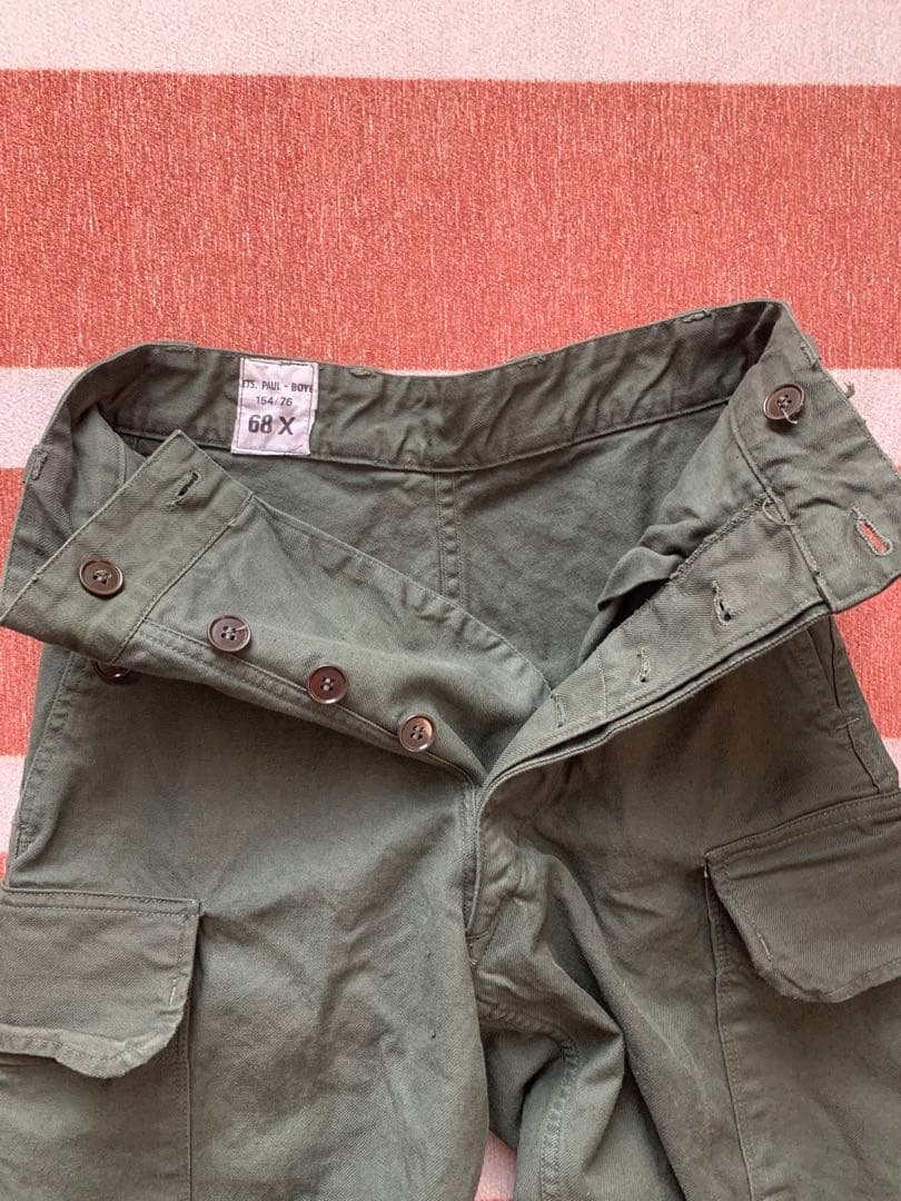 やまやんさん専用　70年代　フランス軍　Paul Boye M64カーゴパンツ