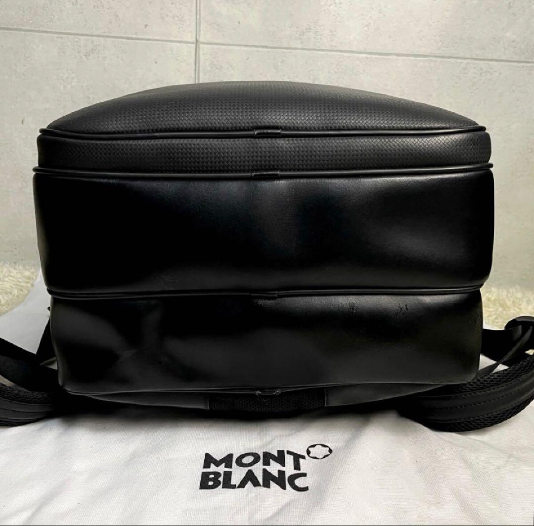 [早い者勝ち、激レア] 明日戻しますMONTBLANCイタリア製オールレザー 黒