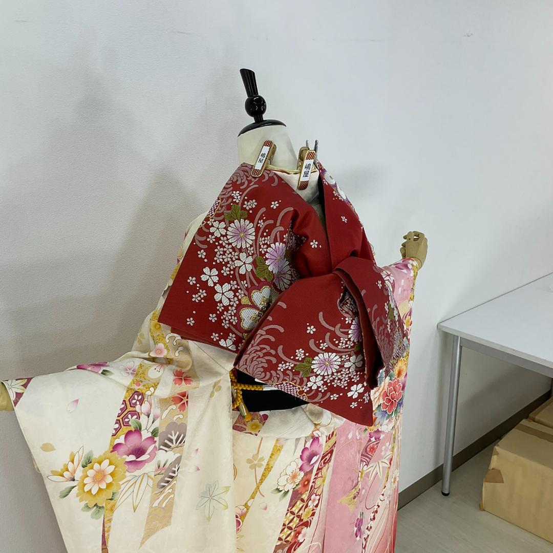 cocco☆プロフ必読　お振袖フルセット　7点セット　正絹　美品