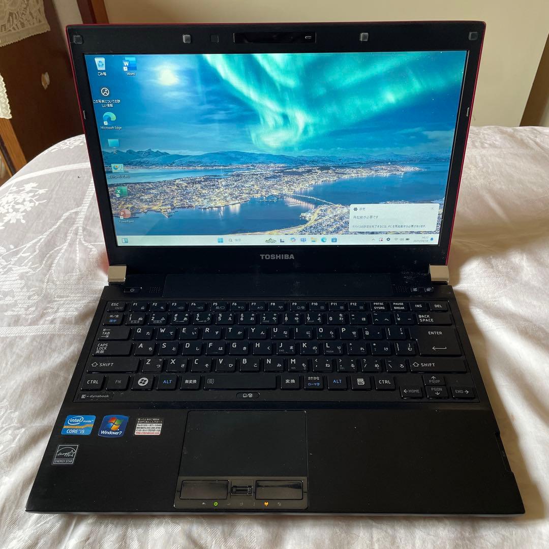 中古ノートPC 東芝 R731/E27ER メモリ8GB SSD256GB