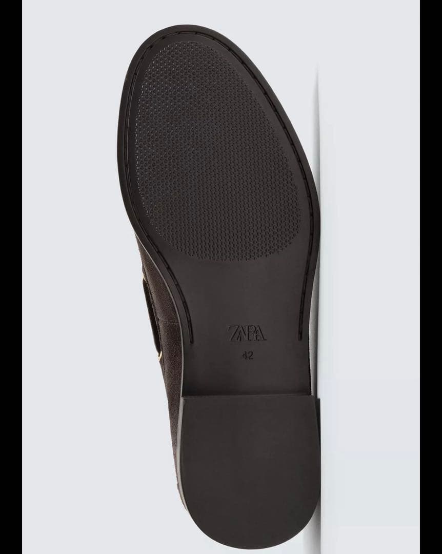 champion × ZARA レザーデッキシューズ　サイズ42（27cm）