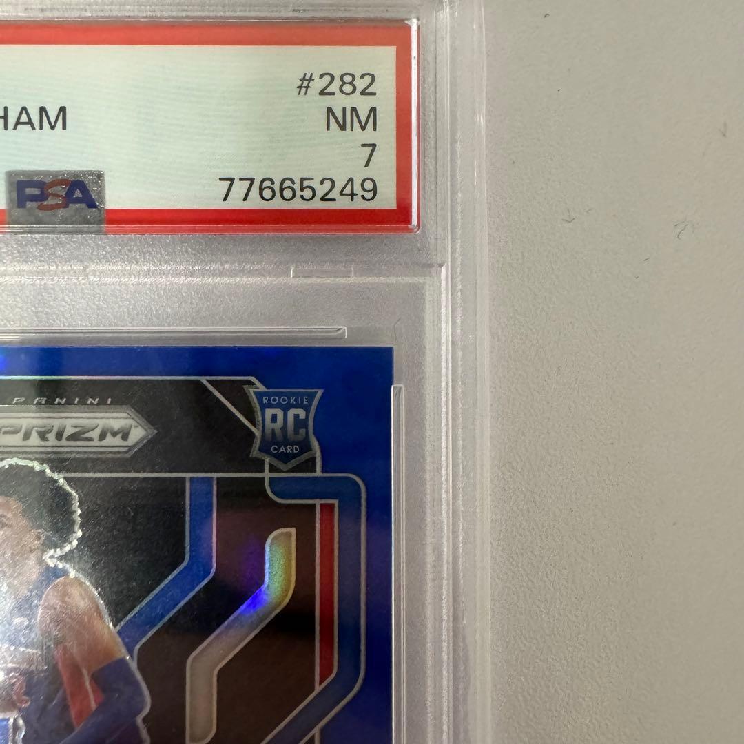 ケイドカニングハム　プリズム　ブルー　ルーキー   NBA トレカ　PSA7