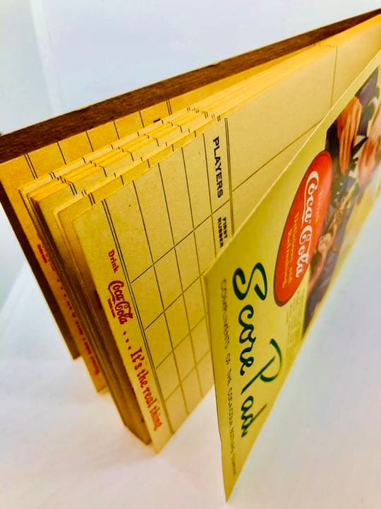 90年前のコカコーラ\"スコアパッドCocaColaデッドストック30sビンテージ