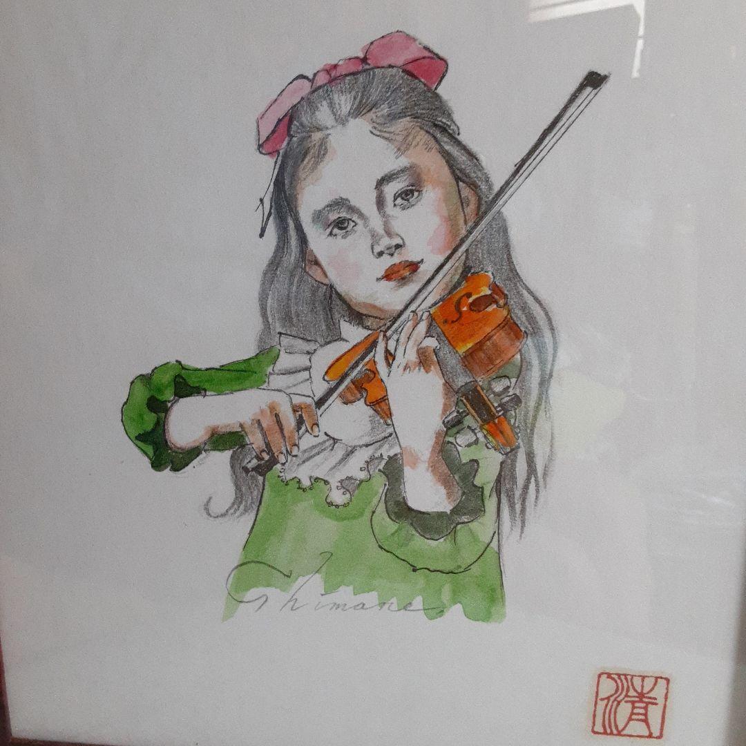 島根清手彩色絵画