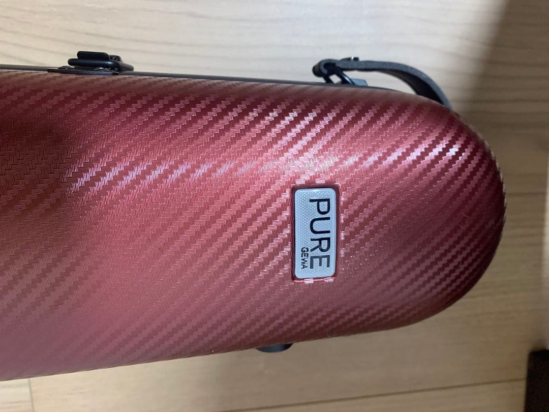 新品　ドイツ　Gewa Pure (シェル型) 4/4 バイオリンケース　赤