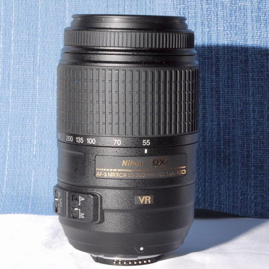 ⭐超人気望遠レンズ　Nikon AF-S 55-300mm VR　レンズ曇りアリ