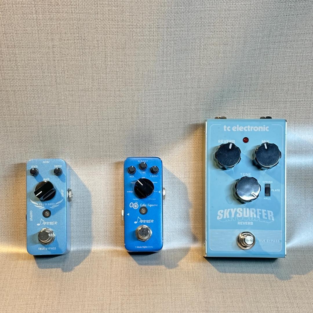 コーラス・ディレイ・リバーブ　ギターエフェクター