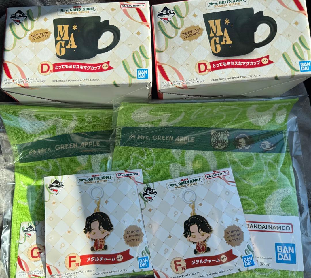 Mrs. GREEN APPLE 1番くじ　6点セット