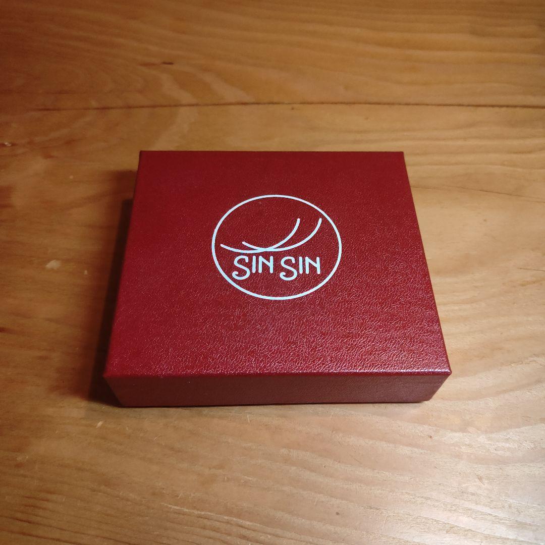 SIN SIN 新進工房 ブラックレザー ミニ財布