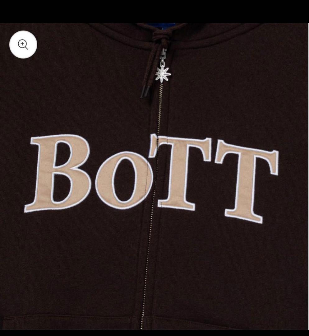 BoTT OG Logo Zip Hoodie Brown XL 西洸人 着用