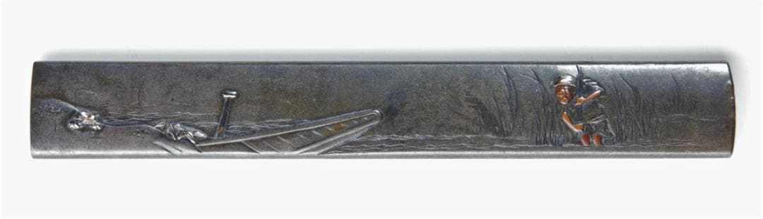 信盧　小刀の柄