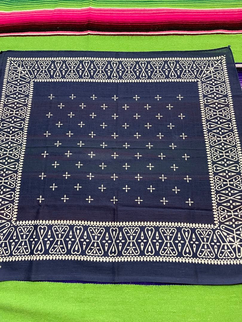 【Eye 】⑧⓪⑦60s USA製 バンダナ WAMCRAFT クロス柄