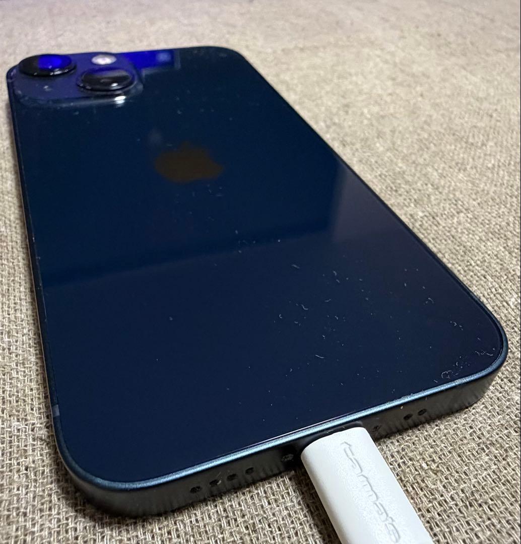 Apple iPhone 13mini 本体ミッドナイト 89% カバーつき