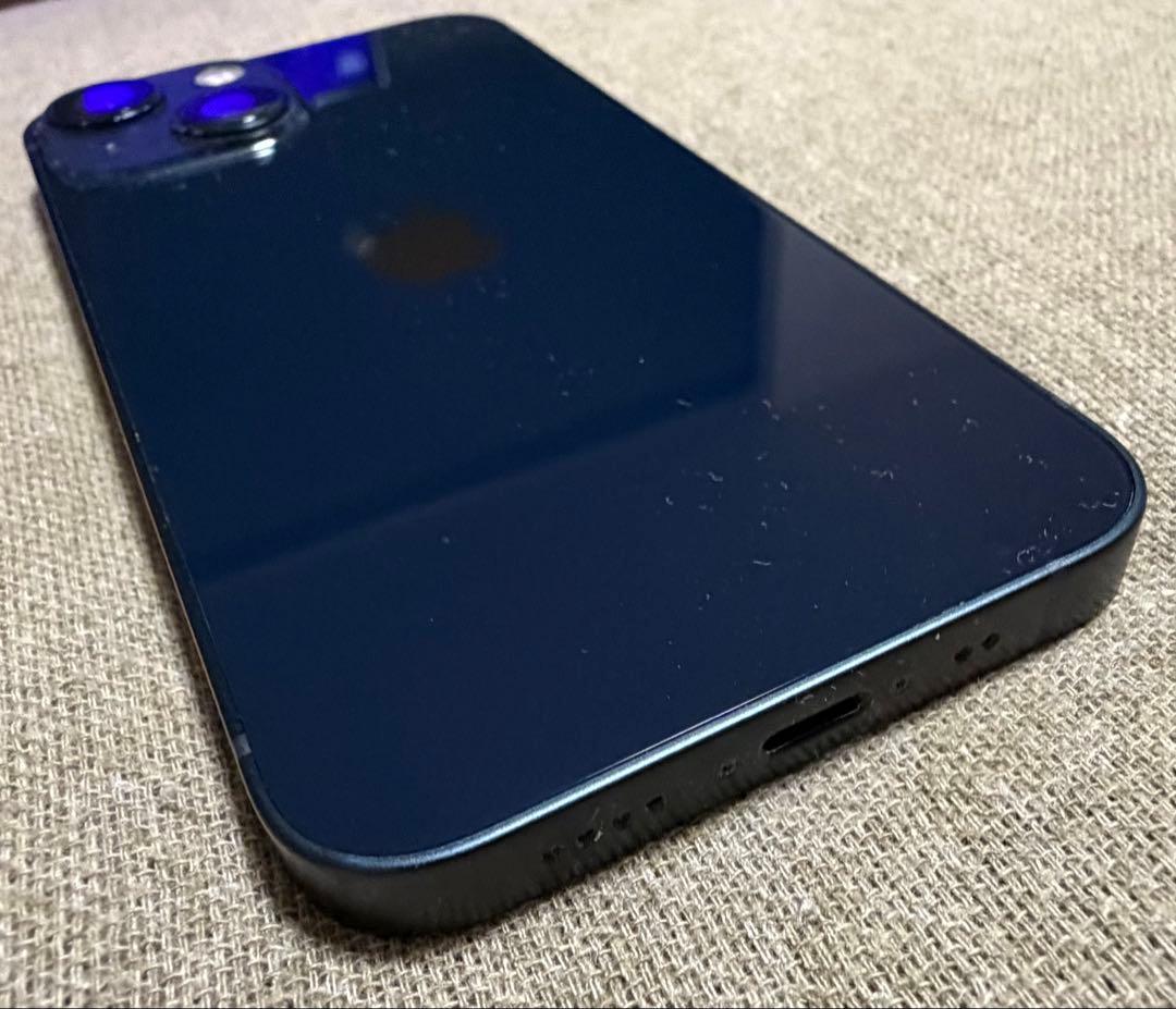Apple iPhone 13mini 本体ミッドナイト 89% カバーつき