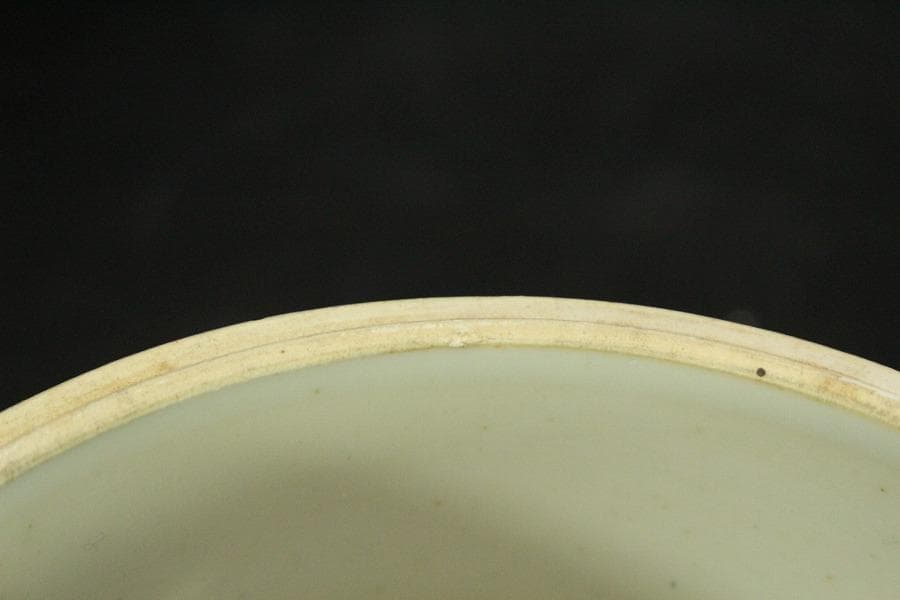 中国美術 青花 人物画 丸段重(LC827)