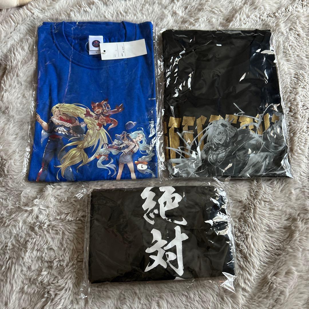 グラブルバーサスTシャツ　レッドブルコラボTシャツ　絶対否定Tシャツ