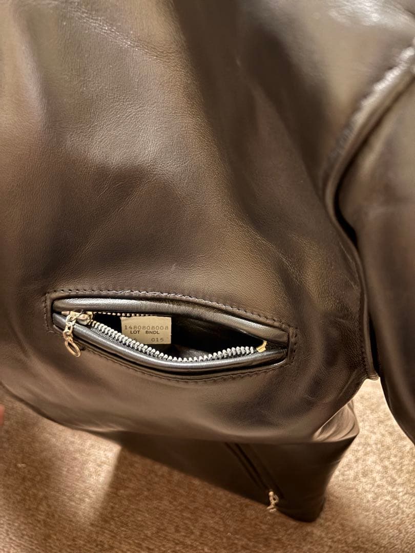 極美品✨schott シングルライダース ホースハイド 46