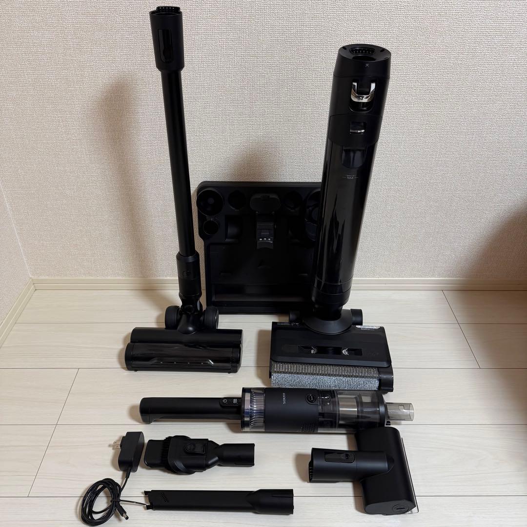 SOUYI コードレス水拭き掃除機 Black Hole X1