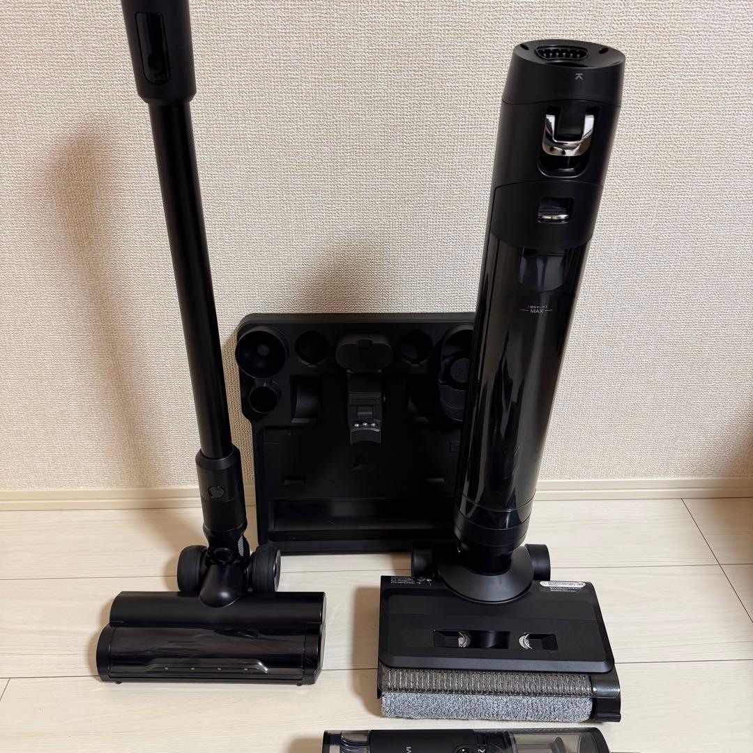 SOUYI コードレス水拭き掃除機 Black Hole X1