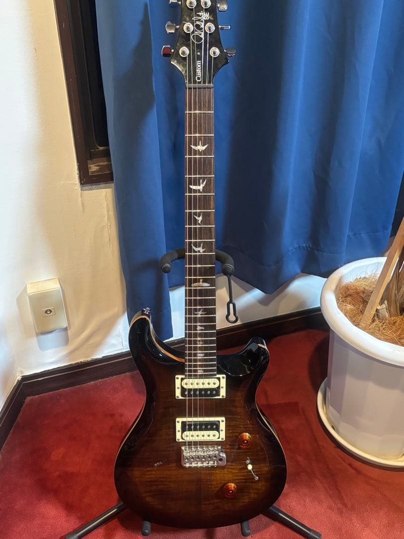 しましま　prs se custam24 エレキギター　レスポール