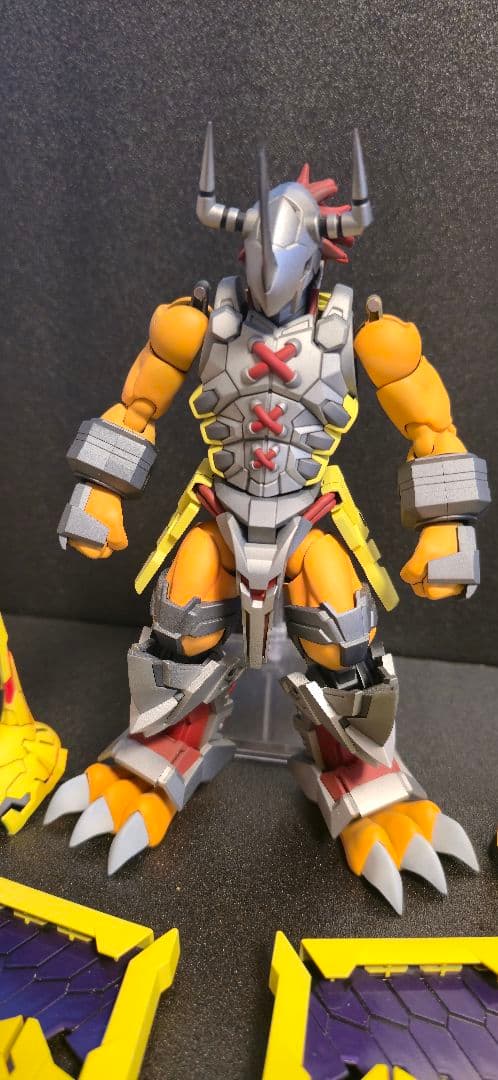 デジモンプラモデル ウォーグレイモン 塗装完成品