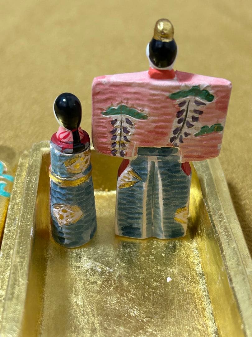 二代目 戸畑茂四郎 箱雛 博多人形作家 茂四郎人形　立雛人形
