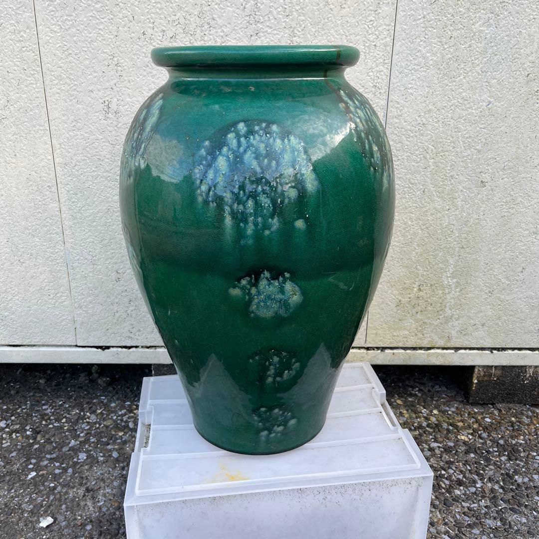 レトロ　大型フラワーベース