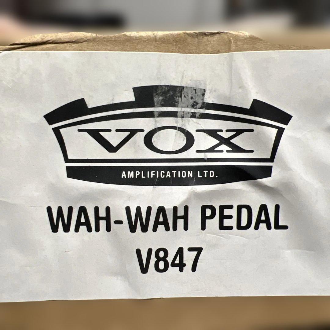 D3【未開封品】 VOX WAH-WAH PEDAL V847 ワウペダル