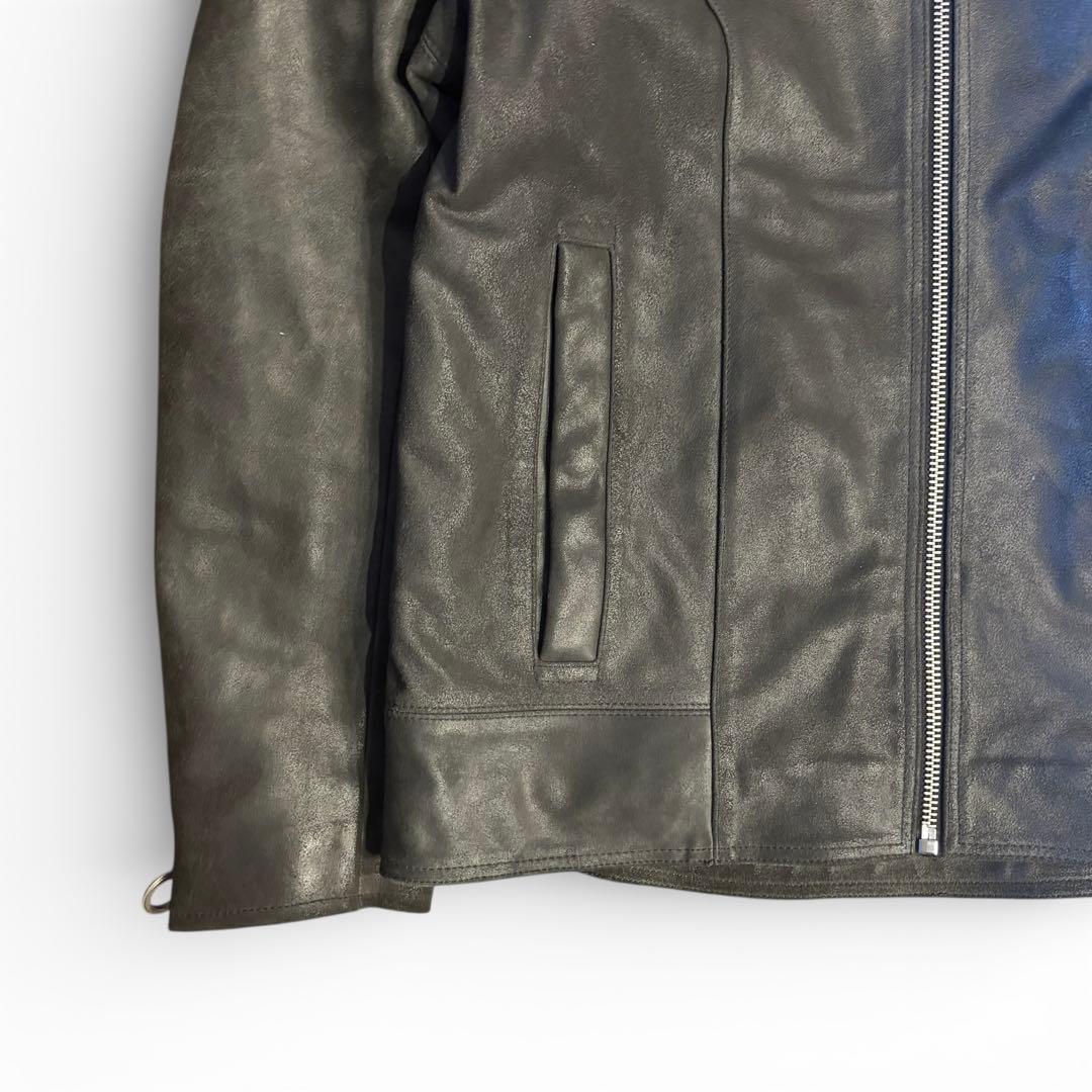 G-STAR RAW ジースター ロウ レザー シングルライダース キルティング