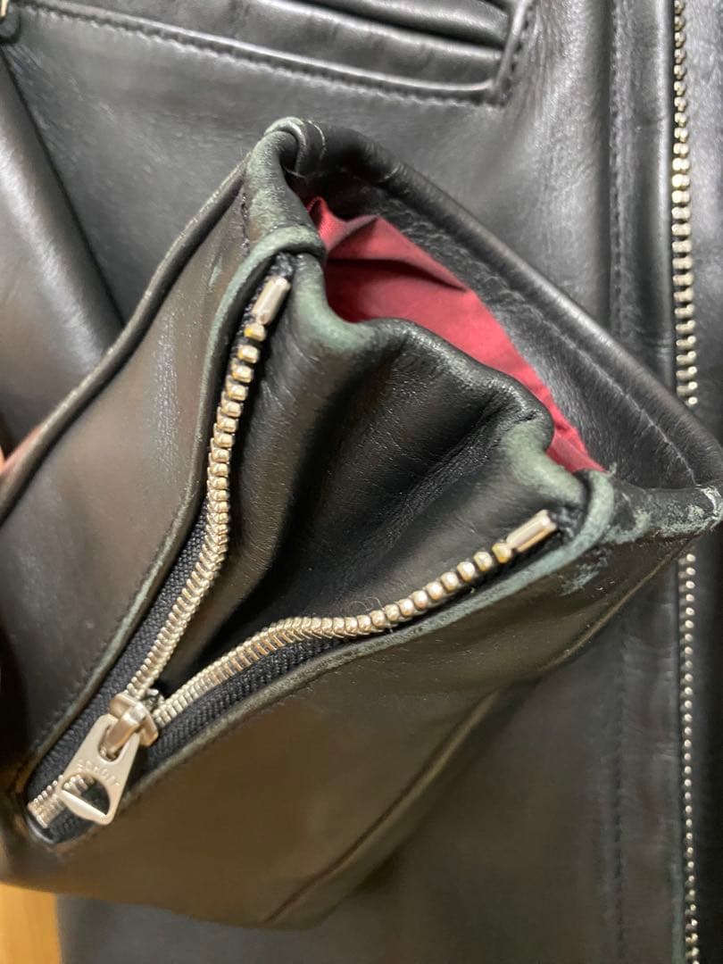 ベクハム【美品】schott シングルライダース サイズ36