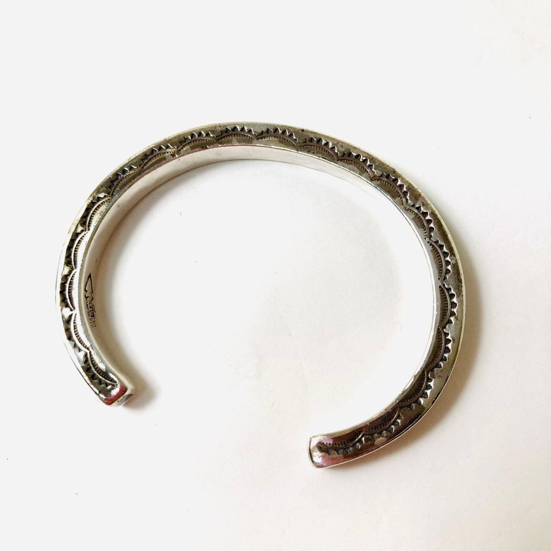 NAVAJO ナバホ族 作家不明 バングル スターリングシルバー