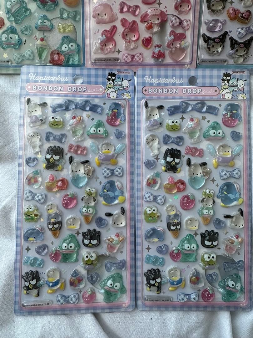 【国内正規品】ボンボンドロップシール第二弾　サンリオ　セット　はぴだんぶい2枚