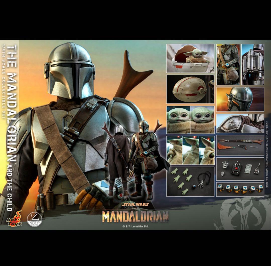【ツバサ】ホットトイズ 1/4マンダロリアン＆ザ・チャイルド クォーター