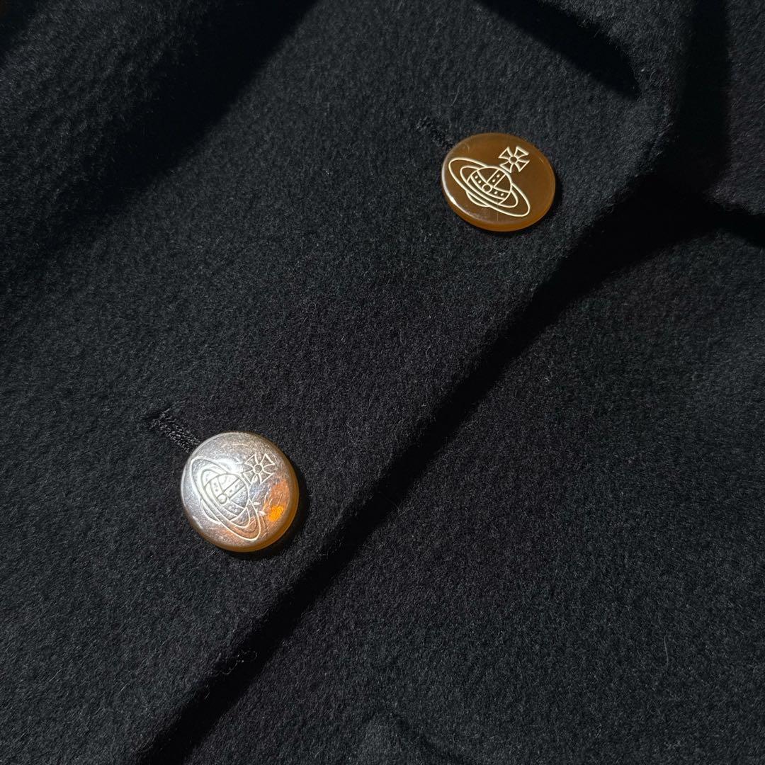 ヴィヴィアンウエストウッド ラブコート ロング オーブボタン 裏地オーブ総柄　2