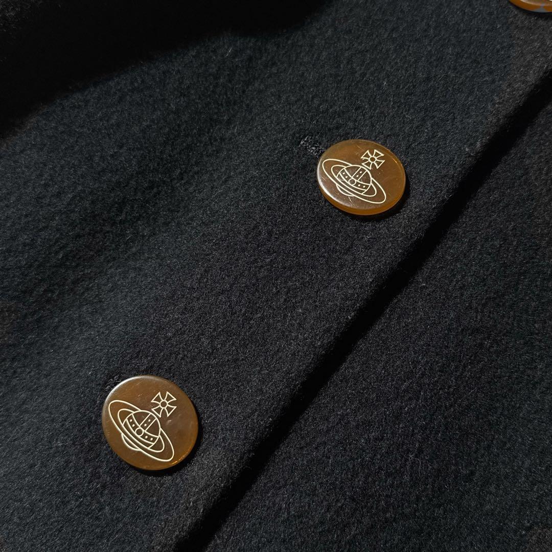 ヴィヴィアンウエストウッド ラブコート ロング オーブボタン 裏地オーブ総柄　2