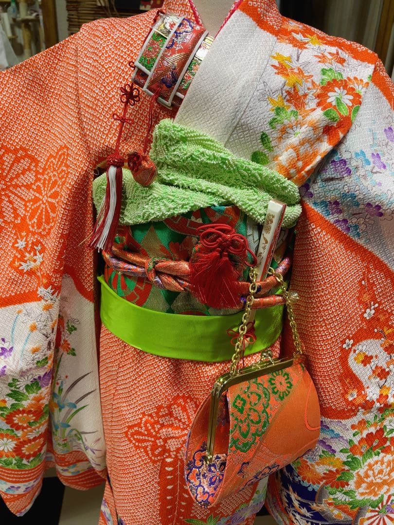 七五三5〜7歳様高級絞り柄