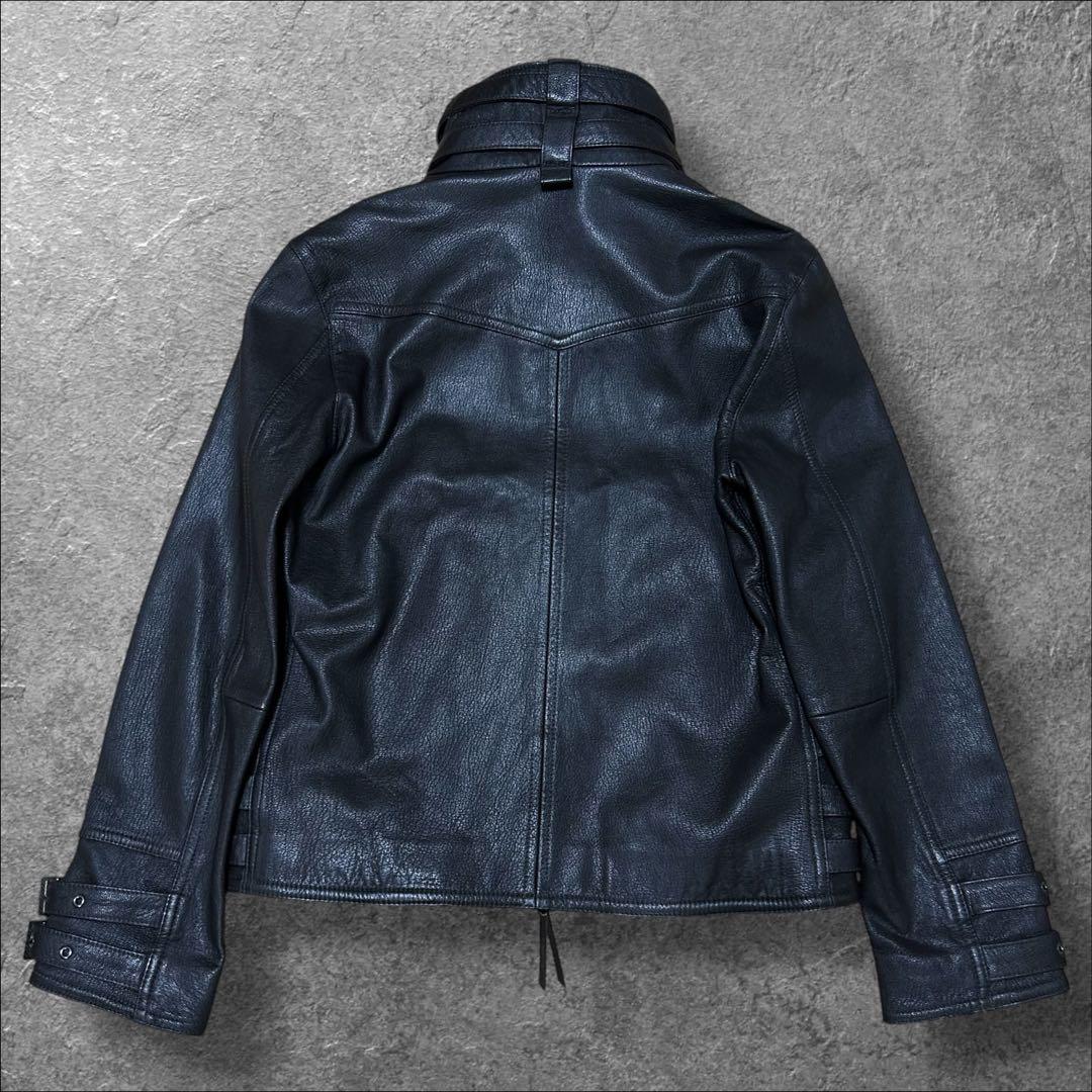 y2k japanese label Haruf ゴートレザー レザージャケット