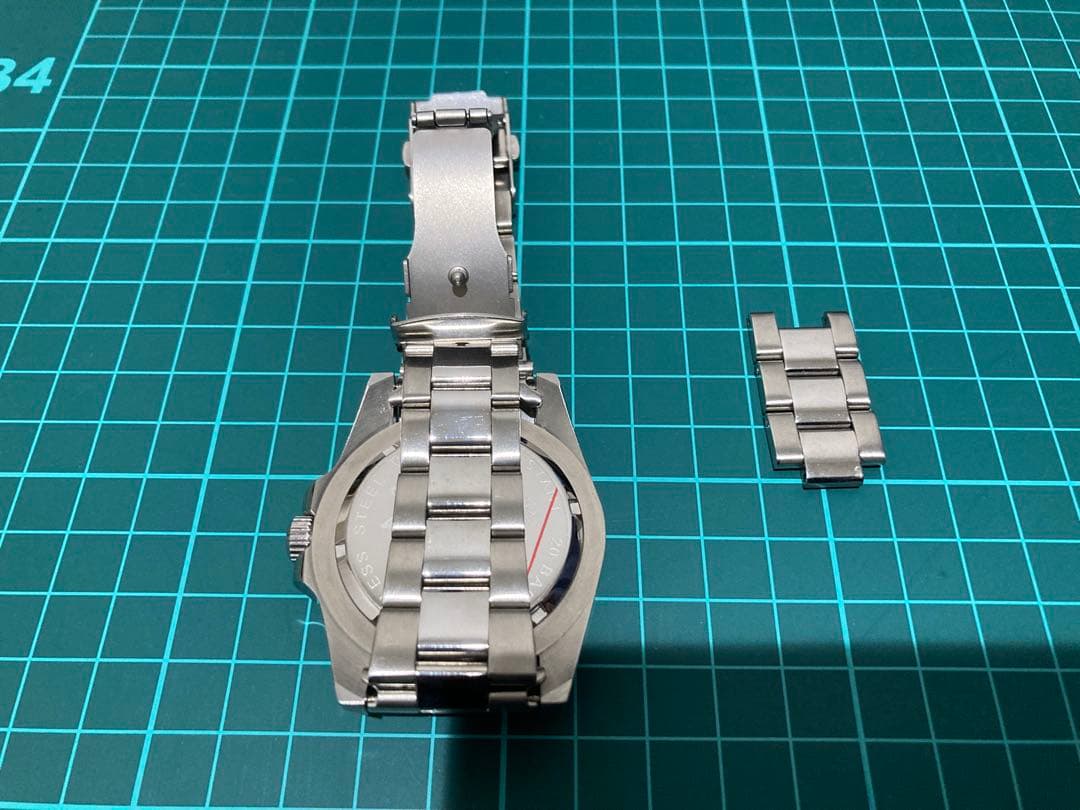 ヒャクイチ　ダイバー　クォーツ腕時計 ブラック