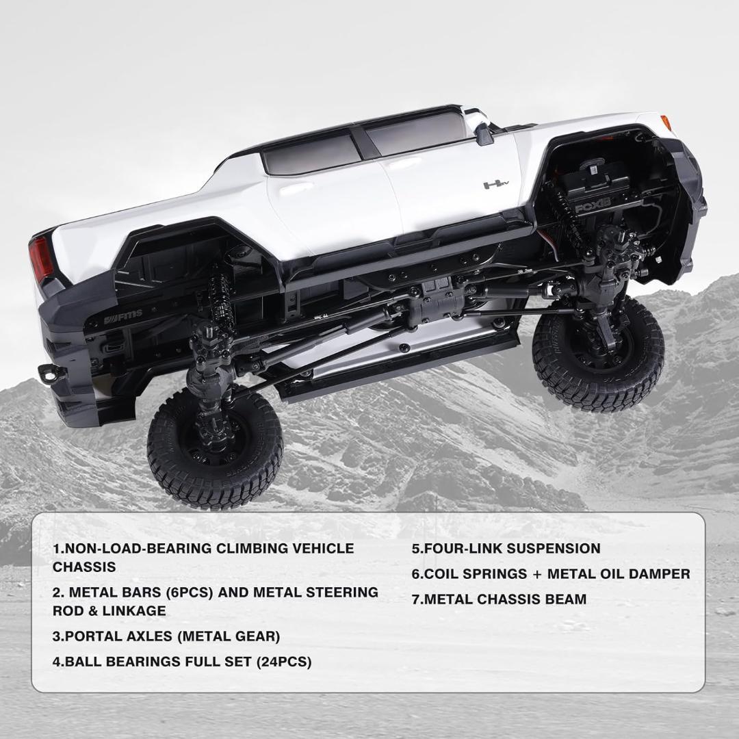 【新品】FMS 1:18 FCX18 Hummer EV ピックアップトラック