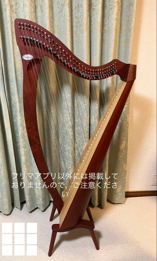 【最終値下げ】美品　レバー　ハープ　salvi サルヴィ 34 調整済み