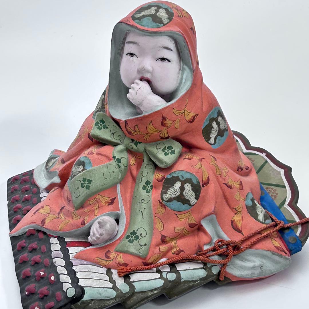 博多人形 佐藤明 八幡太郎義家（幼名：源太丸）童武者人形 五月人形 珍品