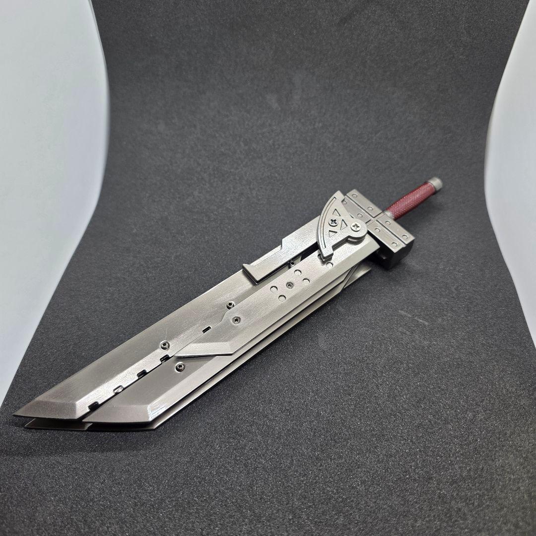 ファイナルファンタジー7 クラウド バスターソード 合体剣 金属製 約24cm