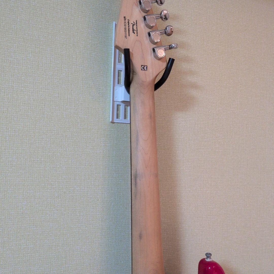 エレキギター　Squier Mini　レッド
