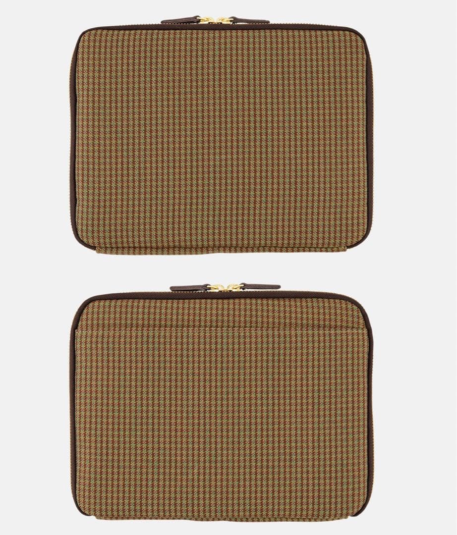 ほぼ日おおきいひきだしポーチ スーツファブリック／ジェントルチ