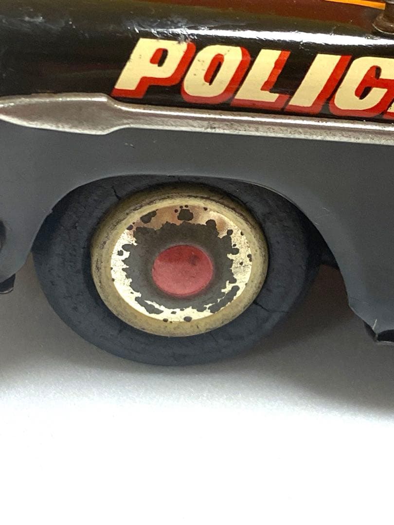 昭和のヒーロー物KOSUGEブリキフリクション付ポリスカー未使用♦︎未展示品