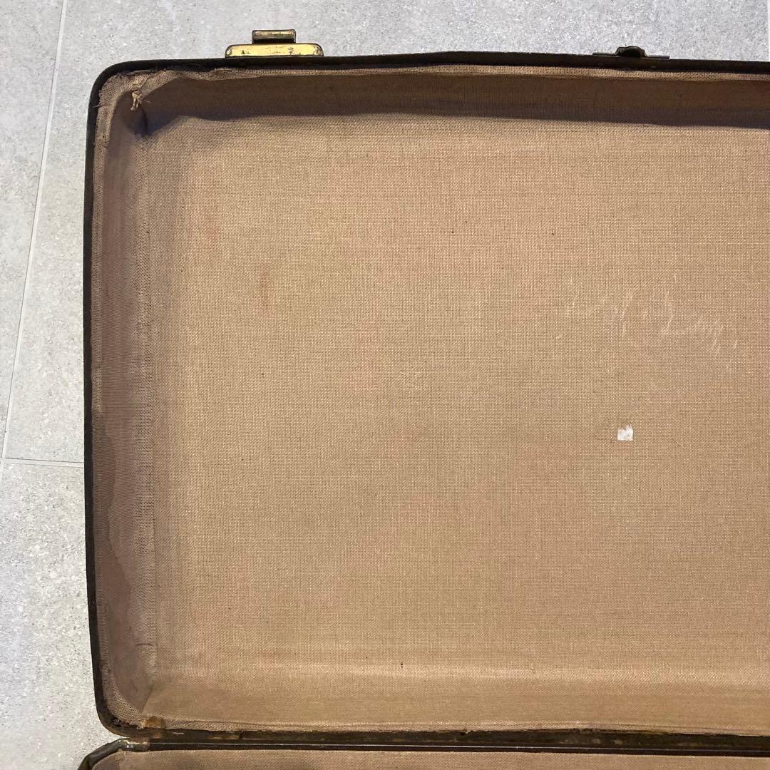 特大 ヴィンテージ トランクケース トランクバッグ 67cm×43cm 古道具⑦