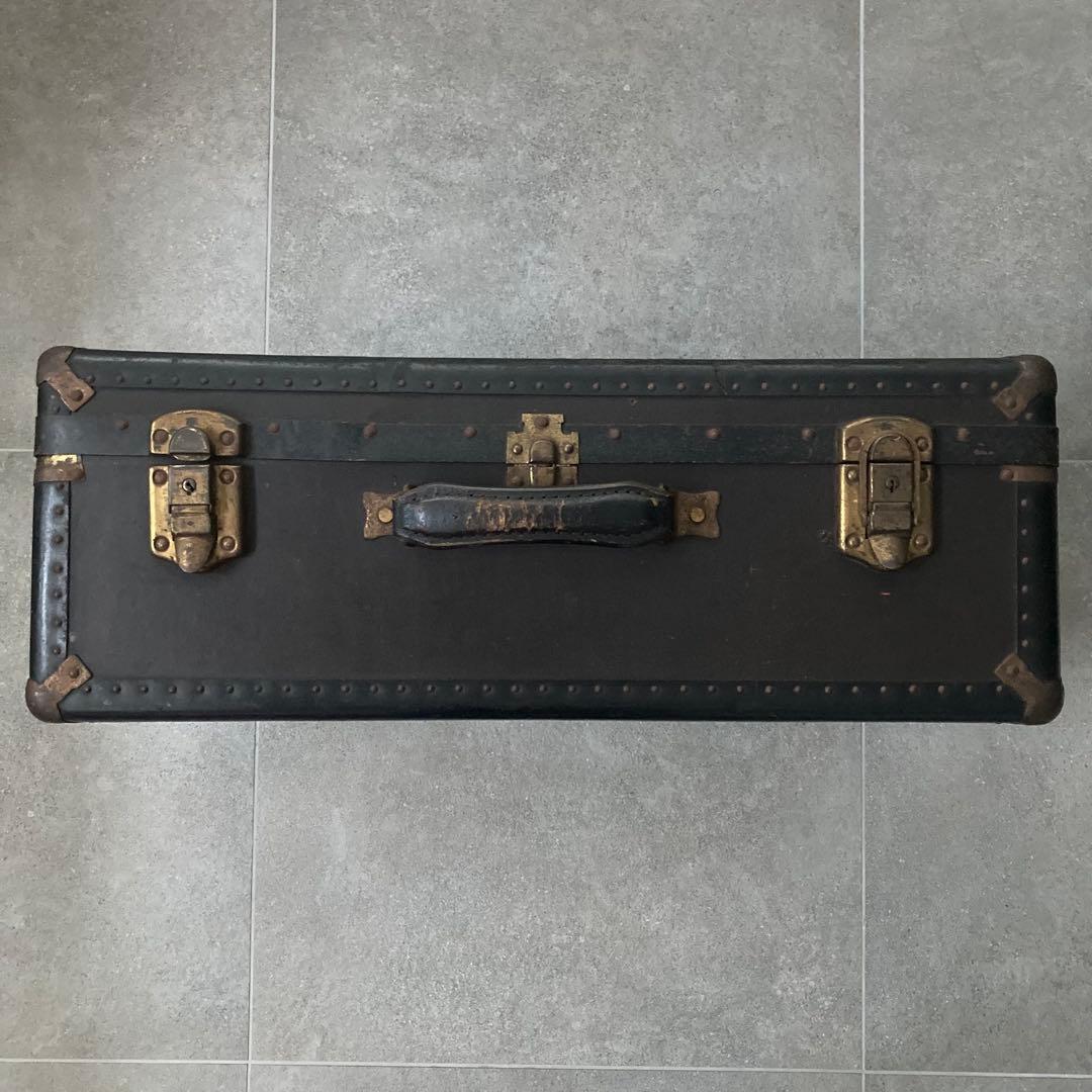 特大 ヴィンテージ トランクケース トランクバッグ 67cm×43cm 古道具⑦