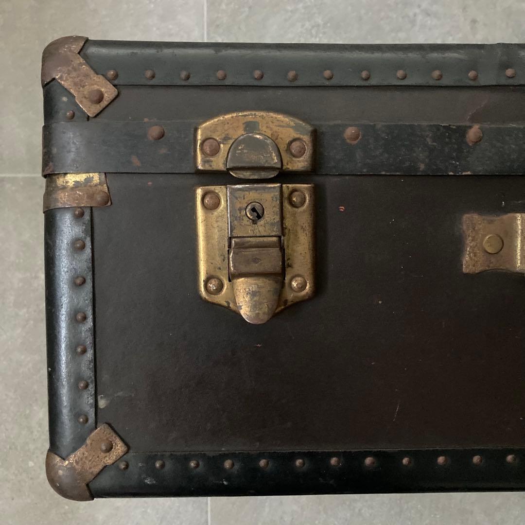 特大 ヴィンテージ トランクケース トランクバッグ 67cm×43cm 古道具⑦