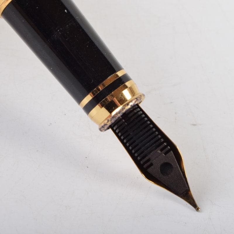 漆塗　花草蒔絵　万年筆　ボールペン　2点まとめて　V　9024